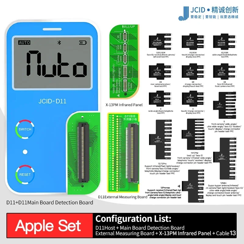 JCID D11 Multifunctional Digital Detector JC Intelligent Maintenance Drawings for Measuring PCB Board Data Short Circuit Repair