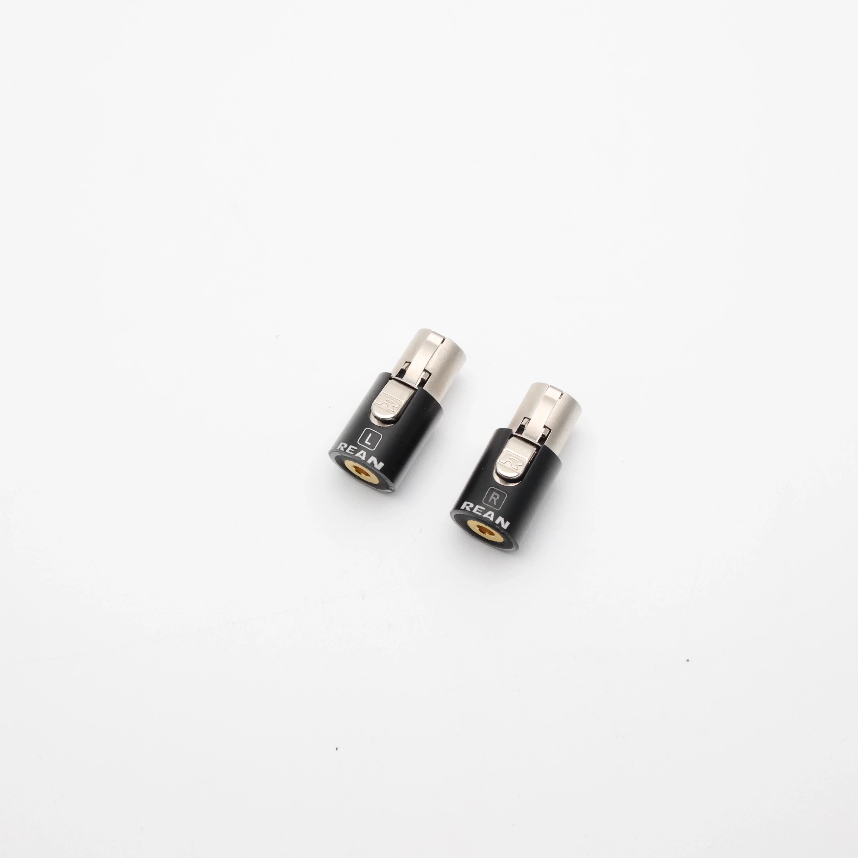 1 Pair Super Short Audeze 1266 Meze Thror Zmf Headphone 4Pin To MMCX 0.78MM FLAT/NOTCH 3.5MM FEMALE Adapter Connector Adaptor