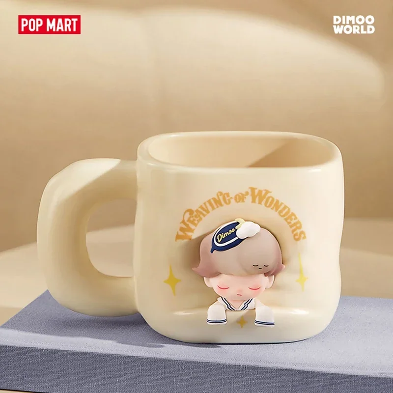 

Pop Mart Dimoo Weaving Wonders Series Ceramic Cup Set Home Cute Water Cup Original Cute Anime Figure Ornaments Gift