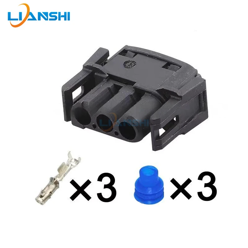 3 Pin 1-828818-1 1-828817-1 Waterproof Connector Plug For BMW E39 E60 E61 E65 E53 Motorcycle Voltage Regulator Wiring Harness Ki