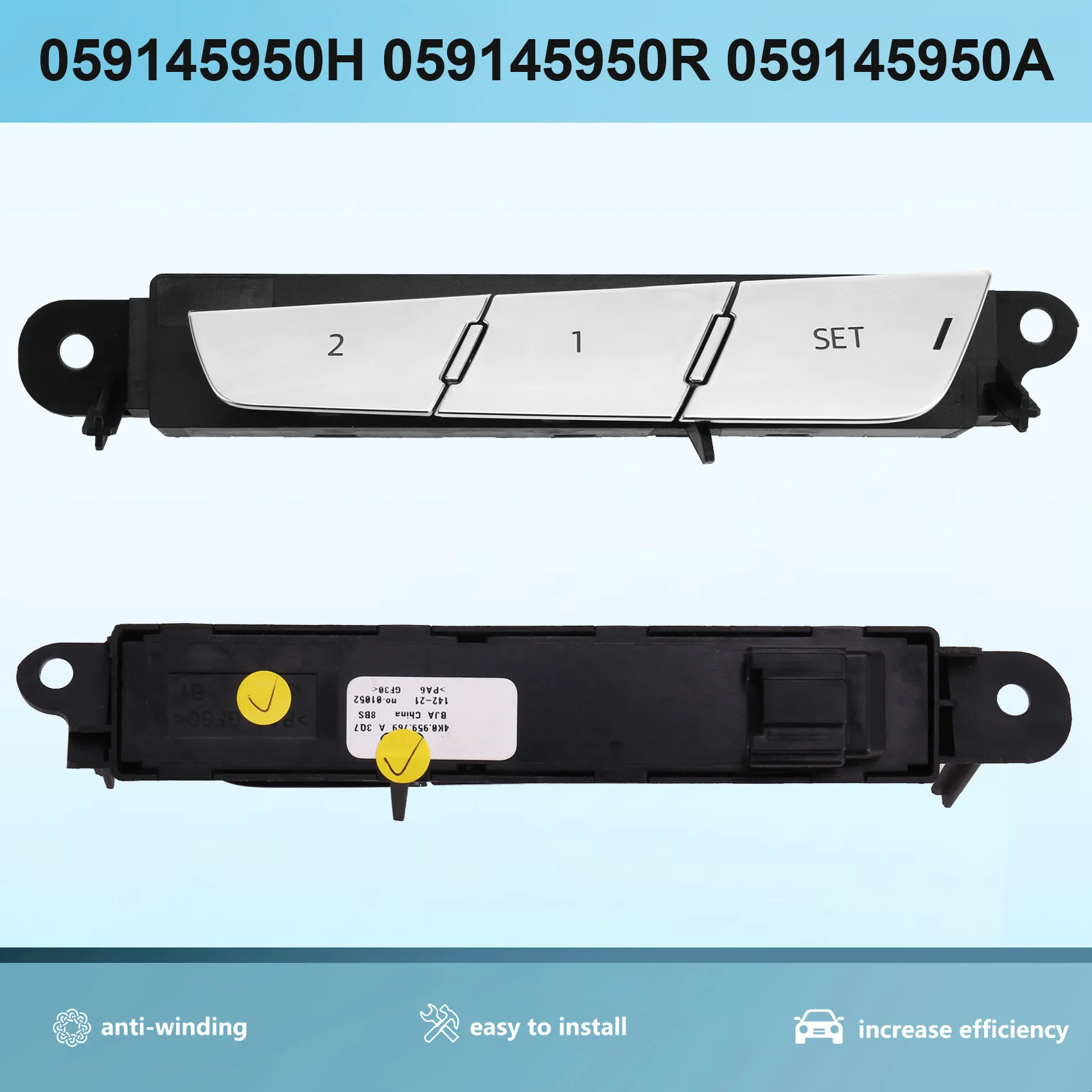 

L10A Кнопка регулировки памяти сиденья для A6 C8 A7 2019-2024 4K0959769A 4K0 959 769 A