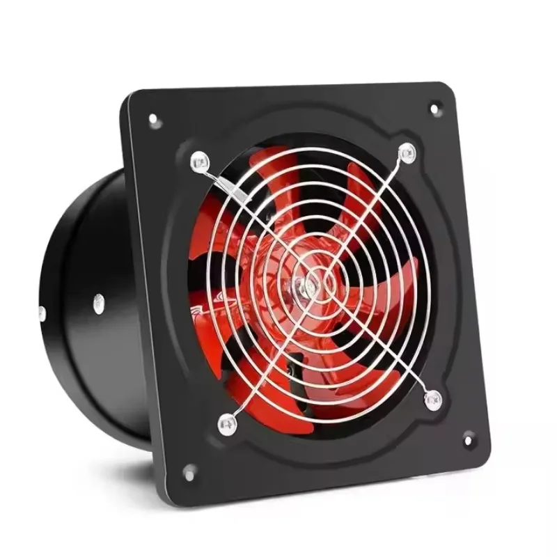 Wall-mounted ventilator China factory Industrial bathroom Silent extraction fan Extraction fan Kitchen metal high-speed fan