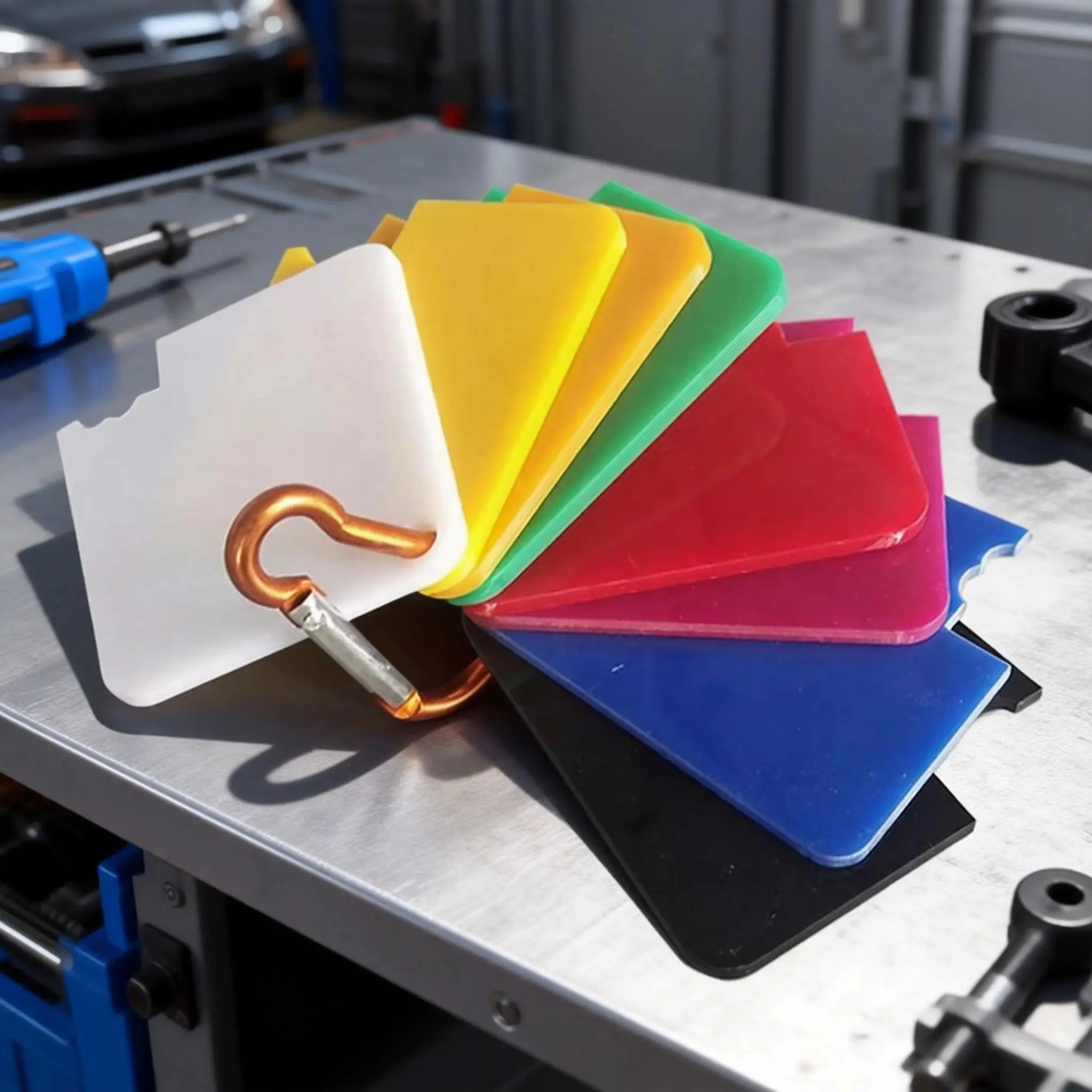 

8-Piece Auto Body Sealant Scraper Tool Set Plastic Car Door Side Shape Original Matched Car Maintenance Tools