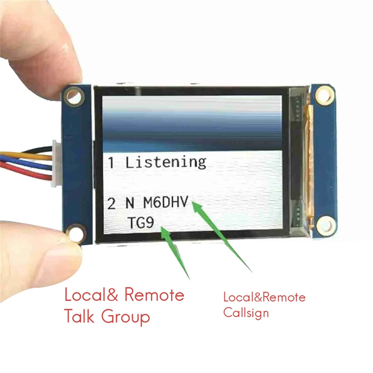 Jumbospot MMDVM 핫스팟 보드 키트 용 2.2 인치 TFT 스크린 핫스팟 Nextion 입력 디스플레이 Raspberry Pi Zero W 용 UHF VHF