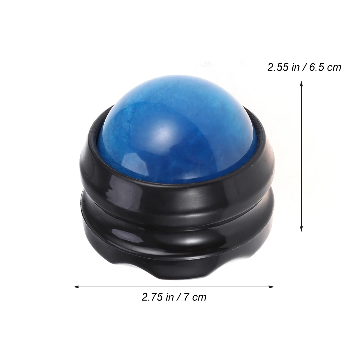 

Manual Massage Ball Pain Relief Roller Self Massage Therapy and Relax Tools for Sore Muscle Joint(Blue)