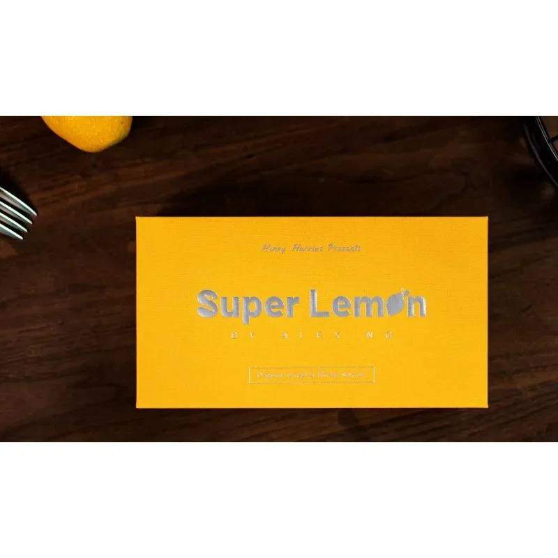 Super Lemon Trick By Henry Harrius Mentalism Tricks Parlor and Stage Magic Gimmicks Illusions Close Up Magic Props Magician Fun