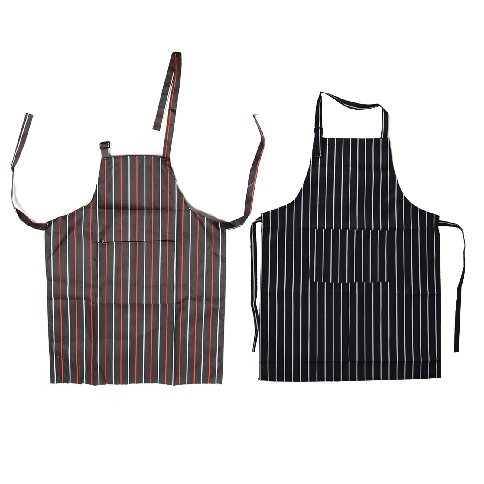 Bib Kitchen Apron Fashionable Machine Washable Wear Resistant Kitchen Cooking Aprons Waterproof with Dual Pockets for Bakers