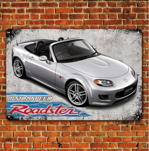 Mx5 Miata Mazdaspeed Car Metallposter – (in) Garage Blechschild