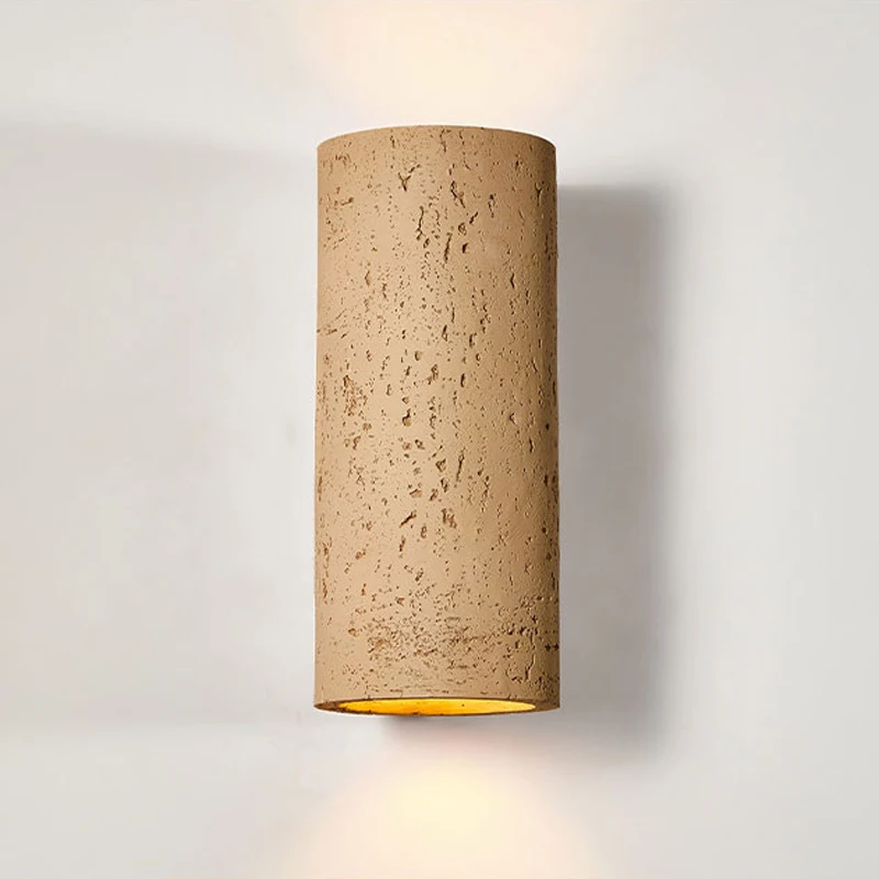 Imagem -05 - Nordic Led Wabi-sabi Cement Wall Lamp Retro Wall Lights Cabeceira Corredor Sconce Home Decoração Fixture Foyer Quarto e Restaurante