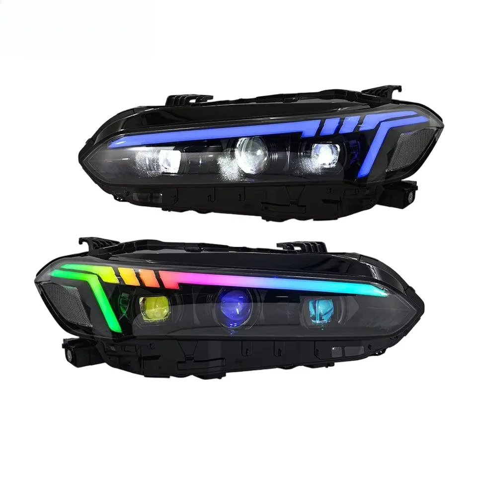For 11th Generation 2022 Modified RGB Color LED Headlamps Lighting Assembly Dynamic signal DRL Headlight