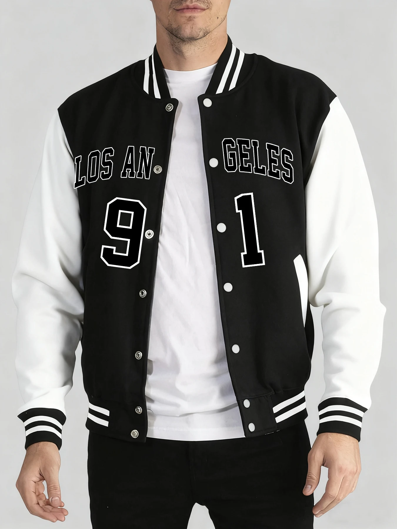 

Куртки с принтом номера 91, мужские мягкие уличные бейсбольные майки, осенне-зимняя одежда, спортивный спортивный костюм на пуговицах