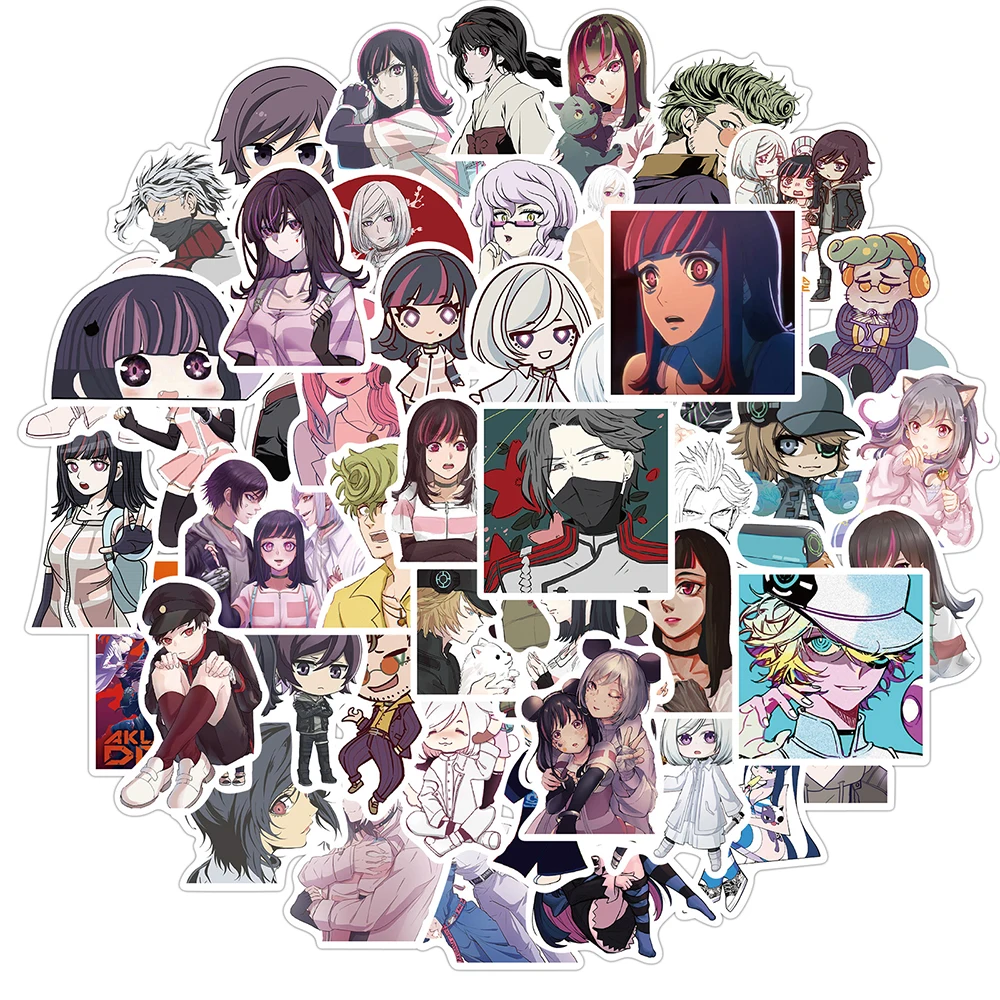 10/30/50pcs Akudama Drive Anime Stickers Cool Cartoon Decals Decoration Laptop Skateboard Phone Waterproof Graffiti Sticker Pack