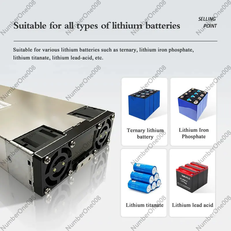 CNC 4856AC Adjustable Battery Charger 3-128V 0-30A for Ternary Iron Lithium, Universal Delta Cannon 3-60V 0-50A 3-95V