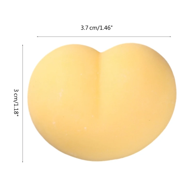 Y1UB 부드러운 신축성 엉덩이 짜기 장난감 사무실 압축 TPR 장난감 자동차 문 충돌 방지 스트립 장난감 불안 완화제 어린이 호의