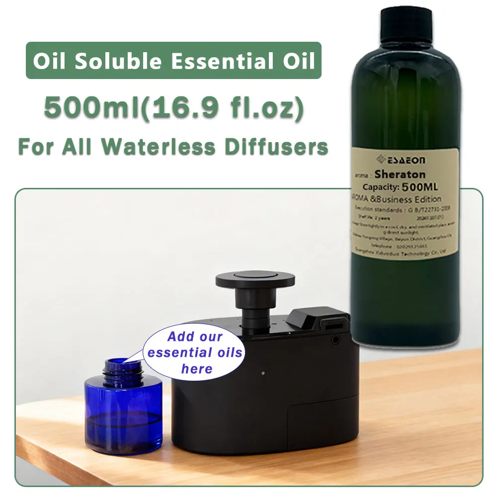 ESAEON Hotel Aroma Machine Supplement Oils - Essential Oil For All Waterless Aromatherapy Machines, Sheraton - 500ML(16.9 fl.oz)