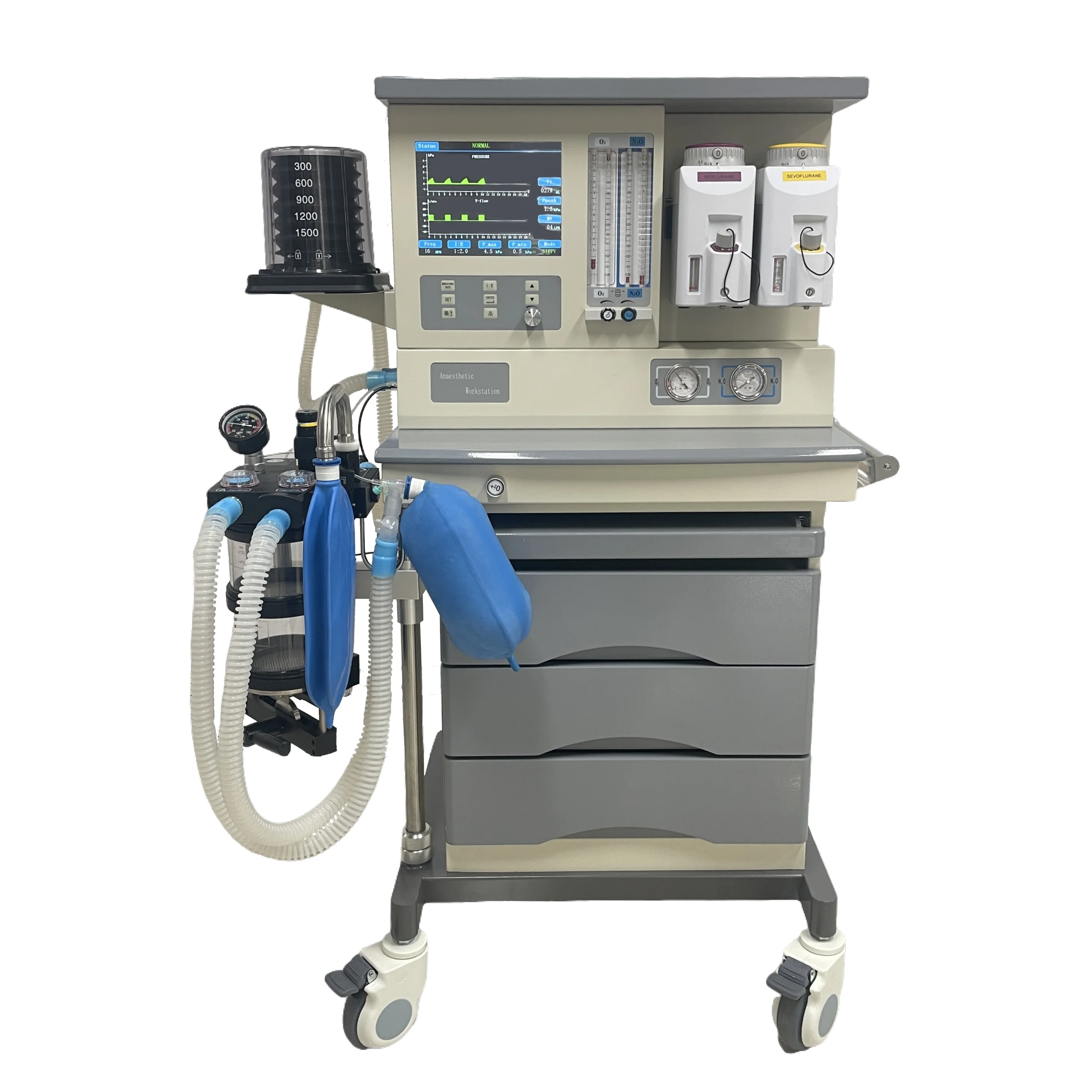 PetFit Veterinary Anesthesia Machine For Dog Large Use Veterinary Clinic Hospital Grade 2 Air Sources (Oxygen/Nitrous Oxide)