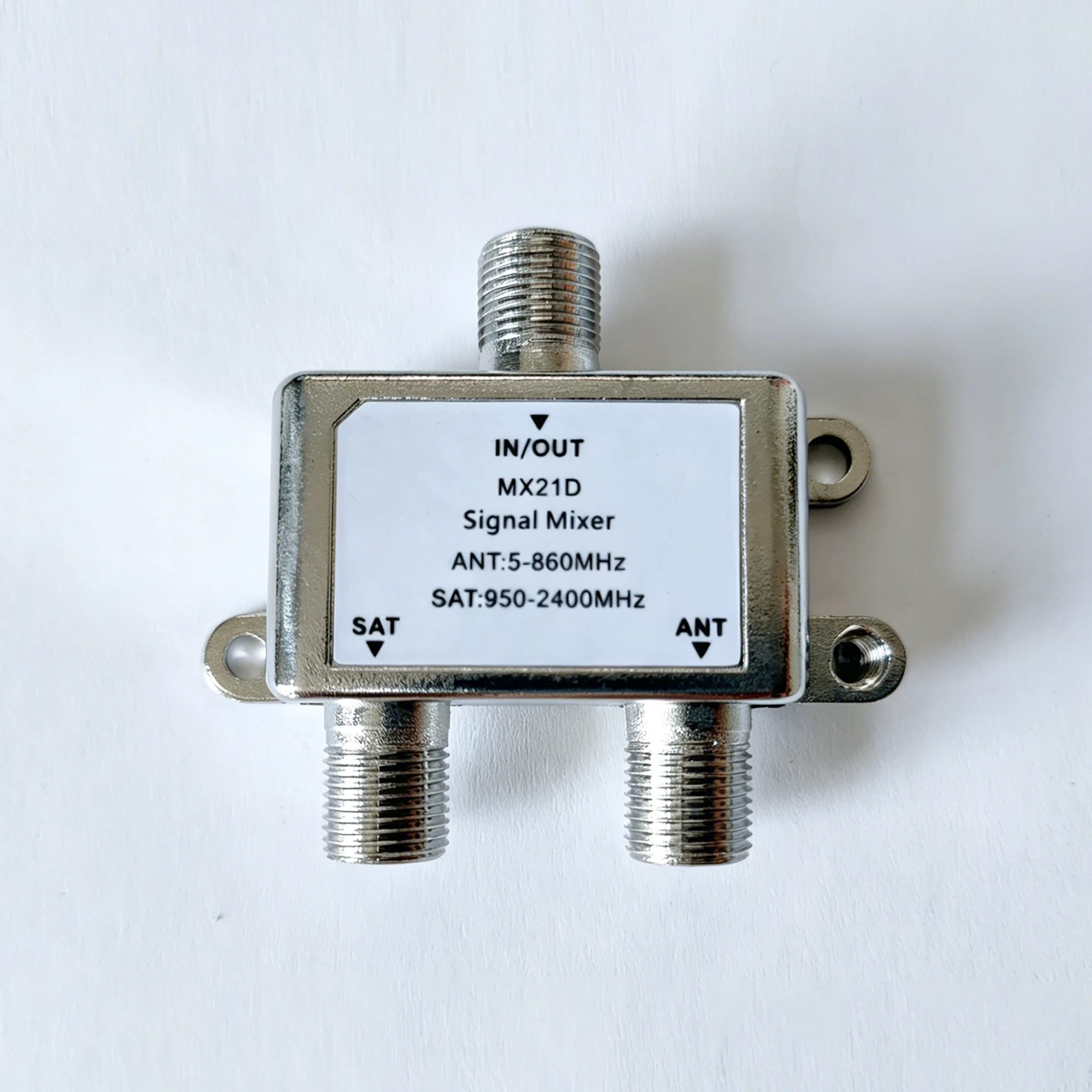 Combiner/Splitter ZSAT/ANT Diplexer Cable and Satellite TV MX21D DVB-S2 Terrestrial Digital Signal DVB-T2 ISDB-T ATSC DVB-C Sign