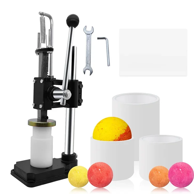 Bath Bomb Press with Bath Bomb Molds DIY or Commercial Use  Kit Press Machine with Set of 2