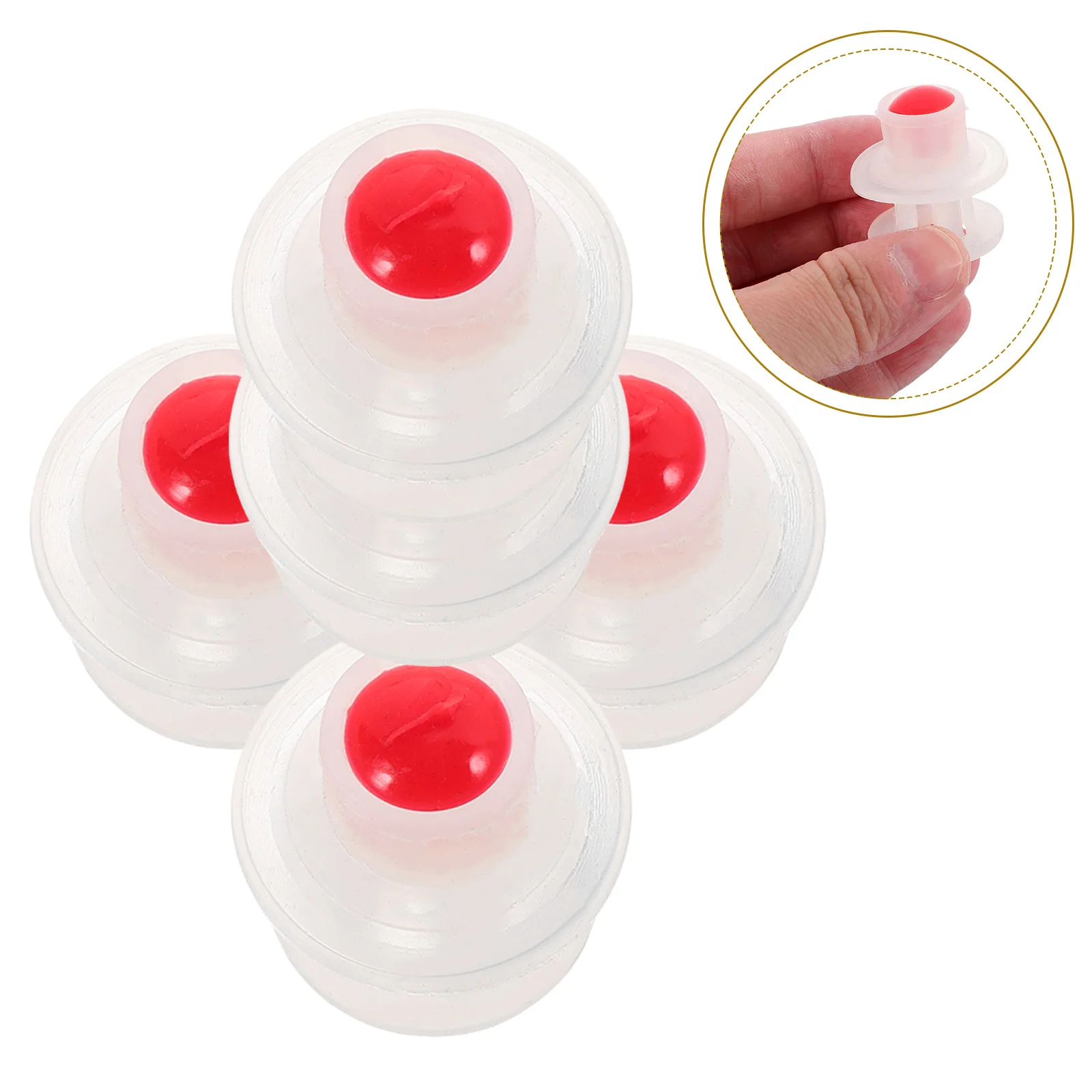 

5pcs Micro Replacement Accessories Relief Valve Sturdy Silicone Compact Design Easy Installation Safety Valve