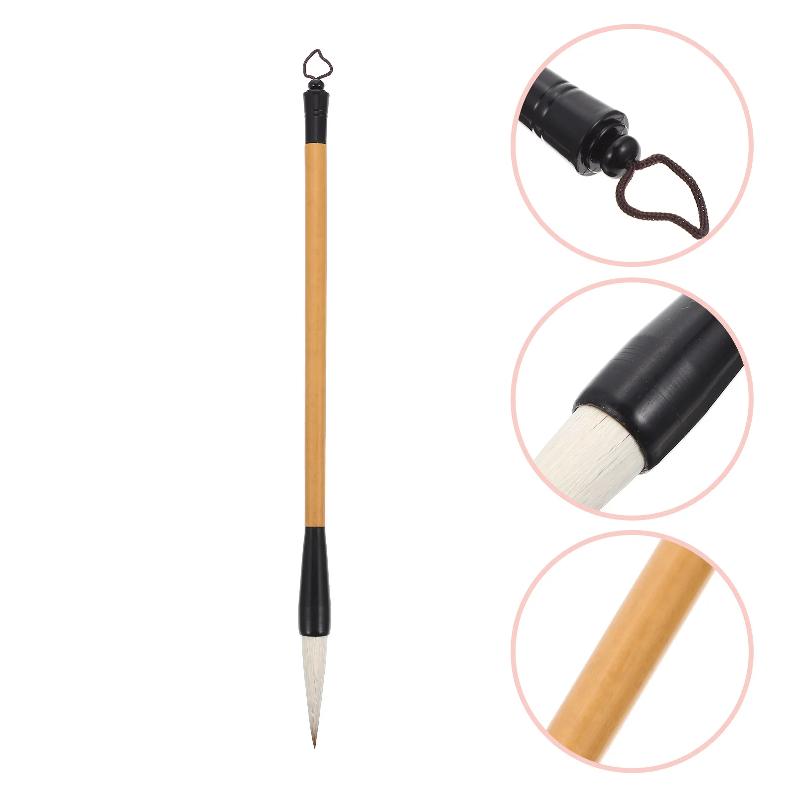 

Wolf Goat Hair Calligraphy Brush Comfortable Grip For Writing Couplets Painting Beginners Chinese Art Stationery