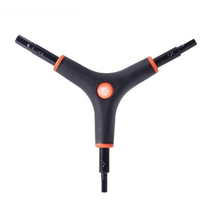 Three‑Way Hex Wrench 4/5/6mm 3‑Size Portable Repair Tool For Mountain Bicycle Maintenance  tool