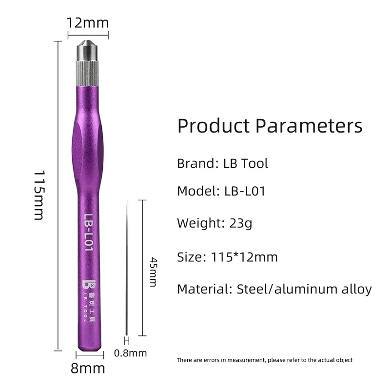 Lb ferramenta LB-L01 alça de faca de precisão ergonômica mandril de troca rápida para reparo de telefone conjunto de ferramentas de corte de manutenção eletrônica