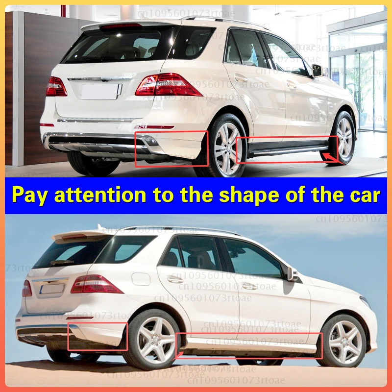 Mud flaps Mudguard splash Guard Fender MudFlap Fenders car accessories auto FOR Benz M class ML W166 ML300 ML350 ML320 ML400