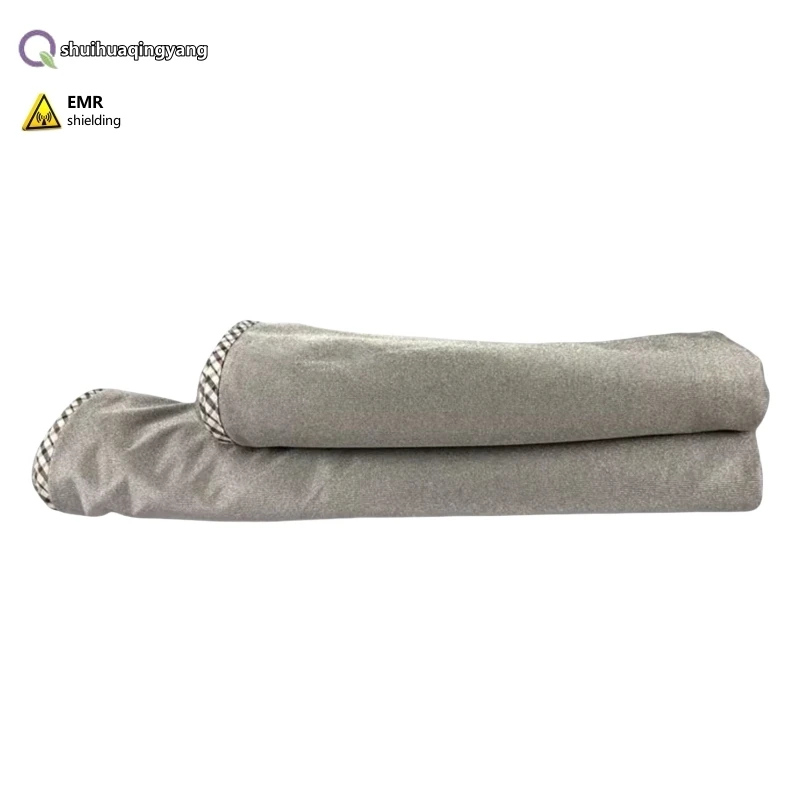 Electromagnetic radiation protection 100% silver fiber blanket base station radar, mobile phone EMF shielding duvet cover