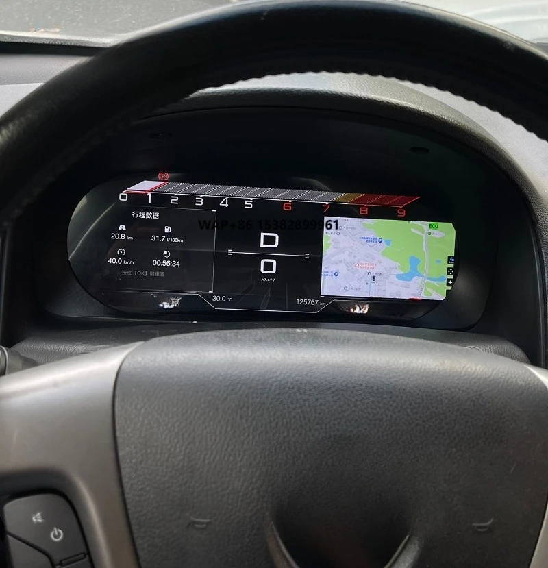 Car Digital  for  Captiva 2009-2015 Full LCD Fuel Gauge Speedometer AI Carplay Cluster