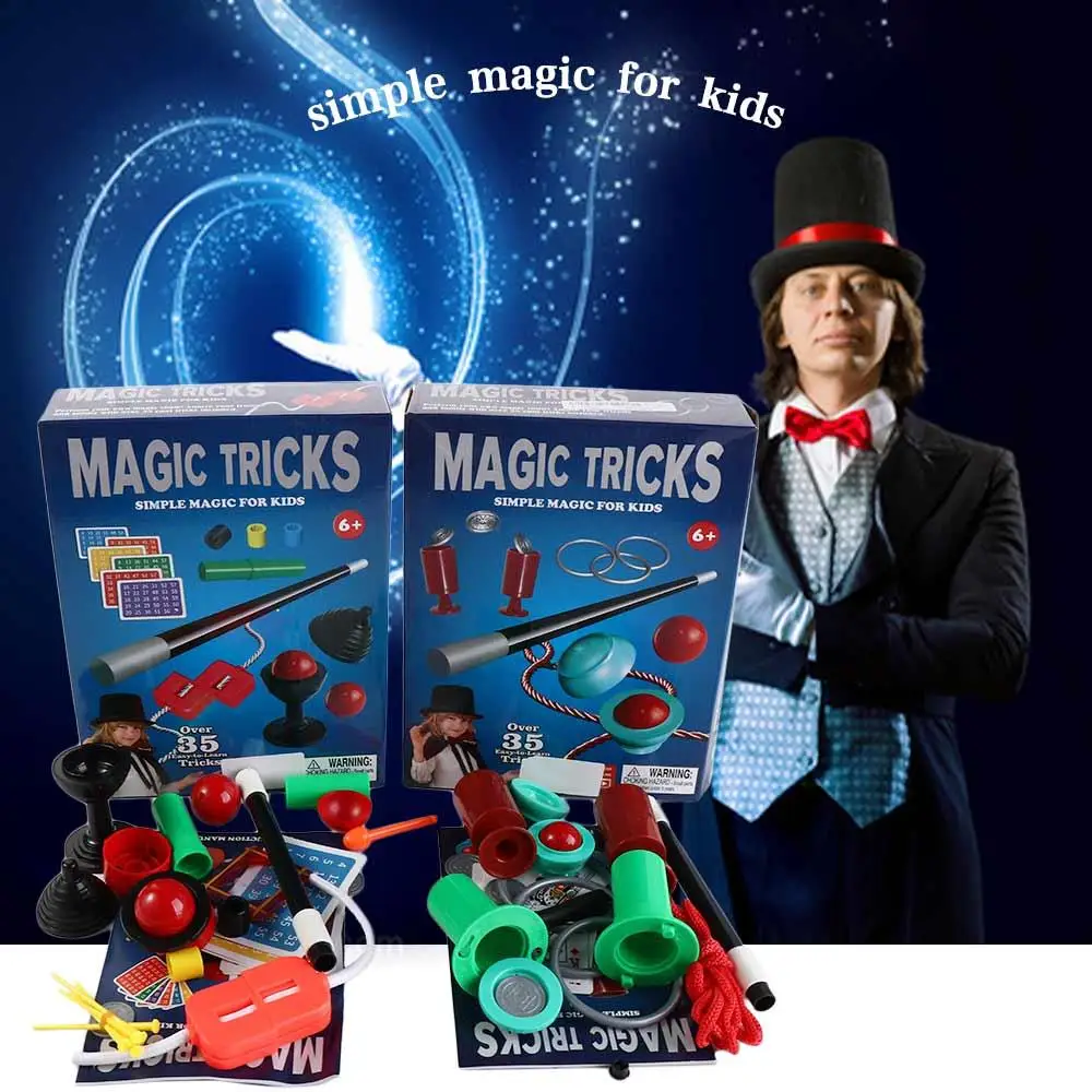 Manual Magia Puzzle Gimmick Props with User Manual Simple Magic Prop Magic Tricks Set Beginners Magic Kit Magic Set For