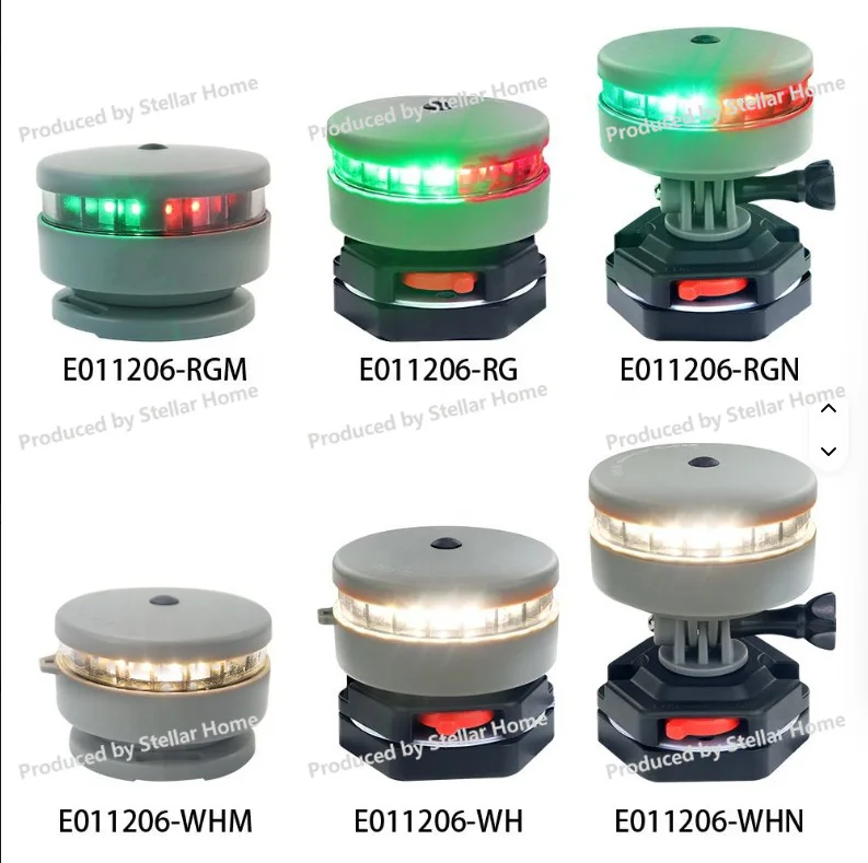Kayak Battery Powered Stern All-round White Light Marine Waterproof Portable LED Inflatable Ribbed Boat Accessories