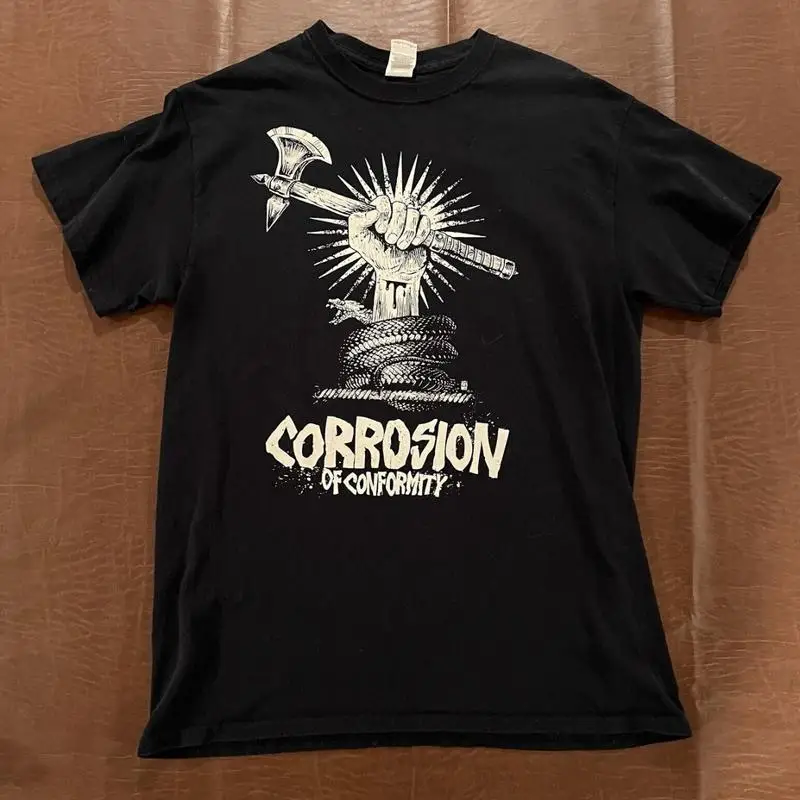 Corrosion of Conformity Band Black Cotton T Shirt Vintage All Size HRN92