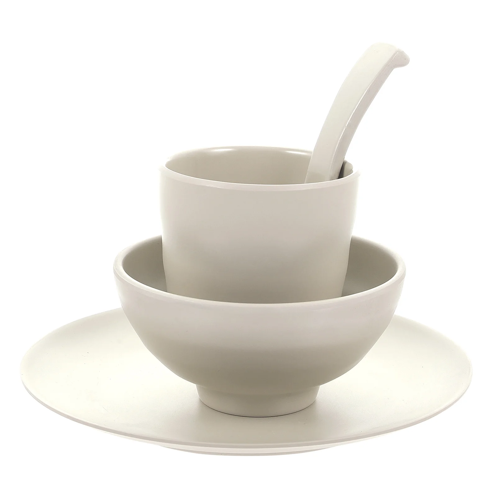 

Anti-fall Bowl Set Unbreakable Dishes Kitchen Soup Plate Non Dinnerware Outdoor