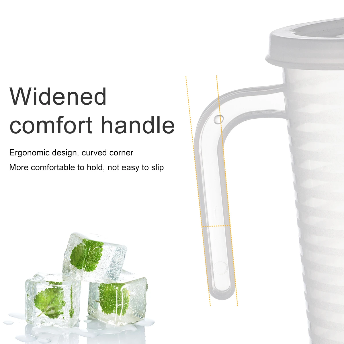 

Measuring Cup with Lid Oil Container Beaker Scale Bowls Food Grade Pp Material Clear Cups