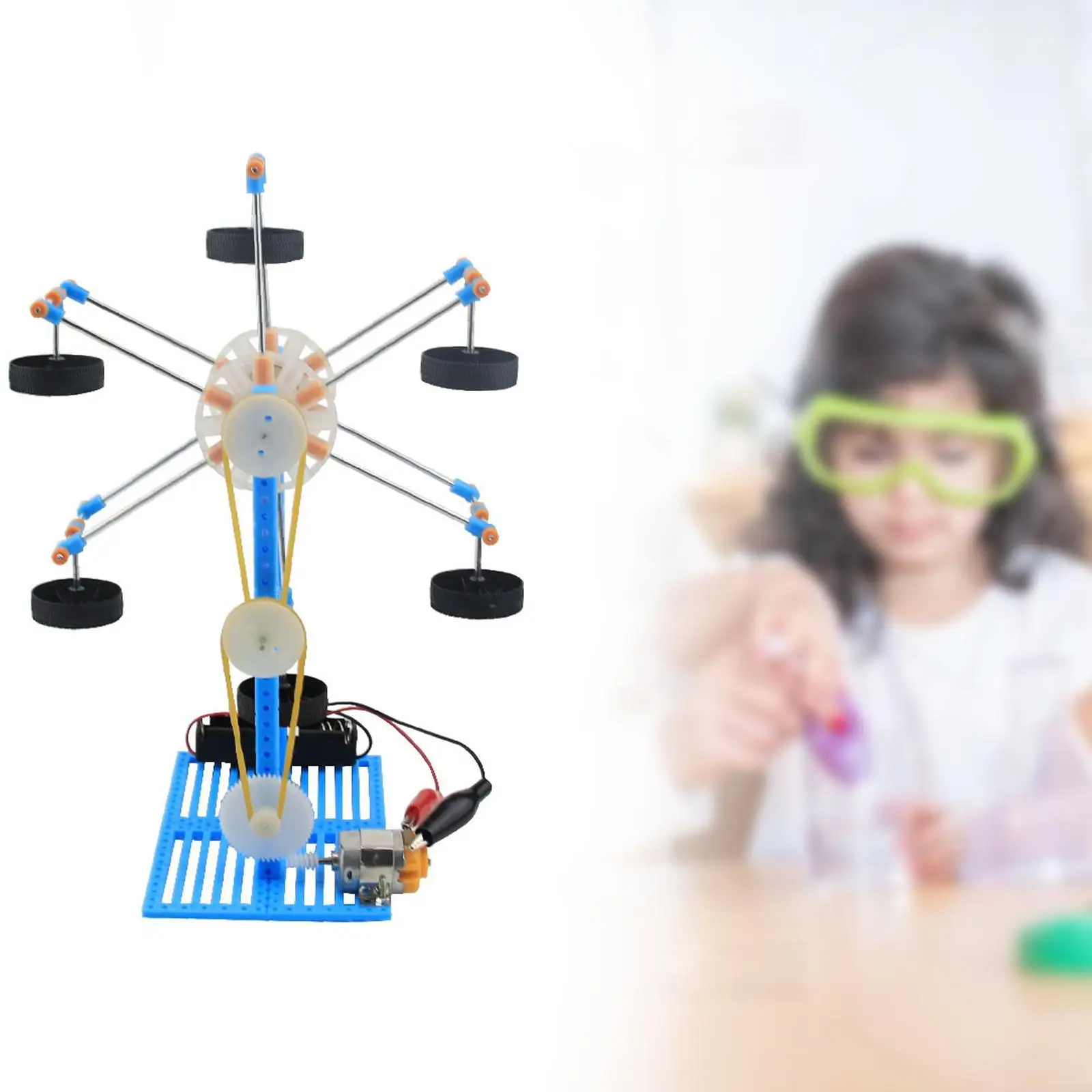 Wheel DIY Model Kits Assembly Set for Teenagers Physics Toy Creative Interactive Learning Educational Science Gift view 3