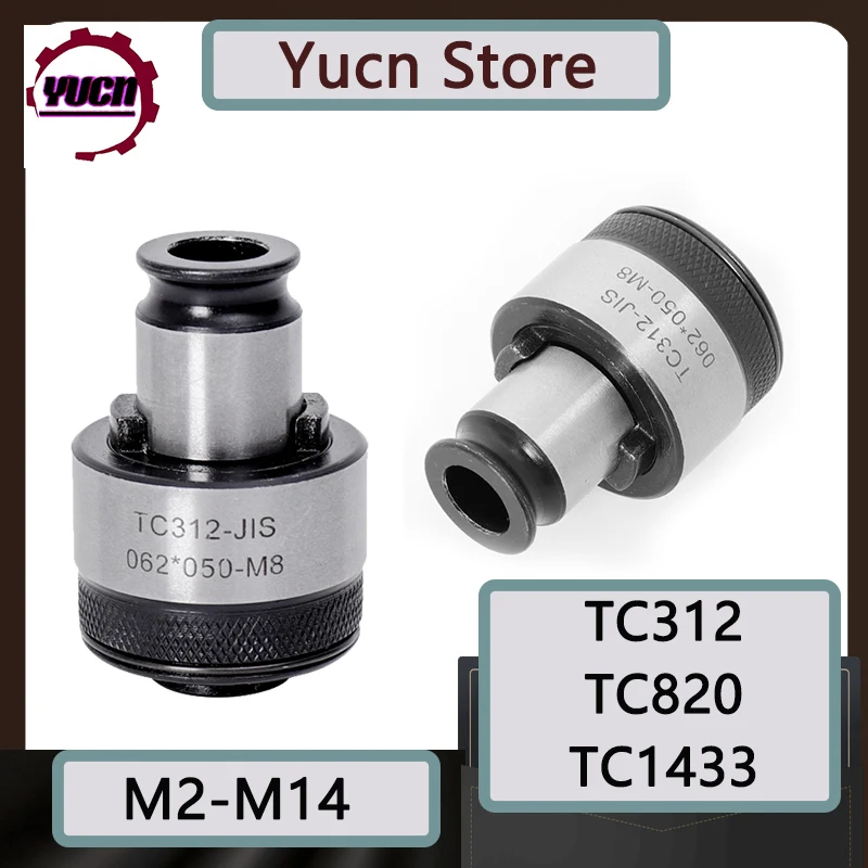 

TC312 TC820 TC143Tapping Collet Chuck M4 M6 M8 M10 M12 M14 M16 M18 M20 Tapping Chuck Telescopic Tool Holder ISO DIN JIS Overload