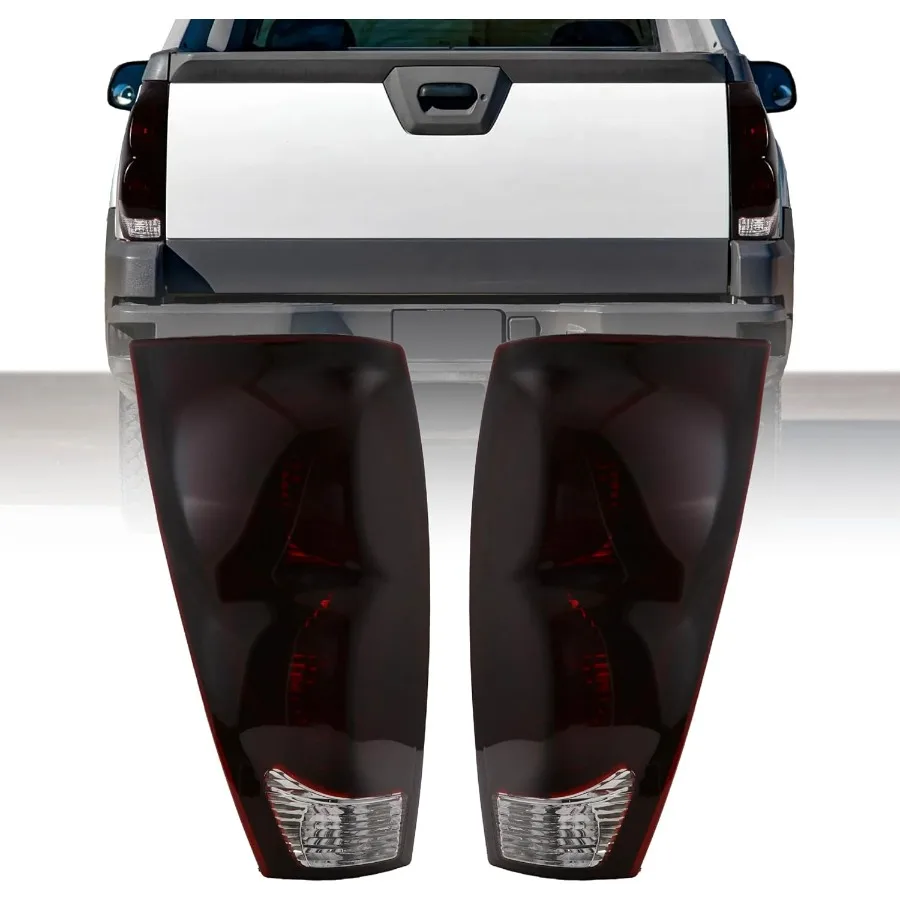 

USR 0206 Задние фонари Avalanche с темными дымчатыми красными линзами, комплект задних фонарей в сборе, левый + правый для Chevy Chevrolet Avala 20022006 гг.