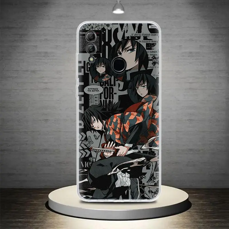 Demon Slayer Anime Kimetsu No Yaiba Phone Case Capa For Huawei Honor 9 10 Lite 9X 8X 8A 8S Y5 Y6 Y7 Y9 P Smart Z 2019 1020i Patt