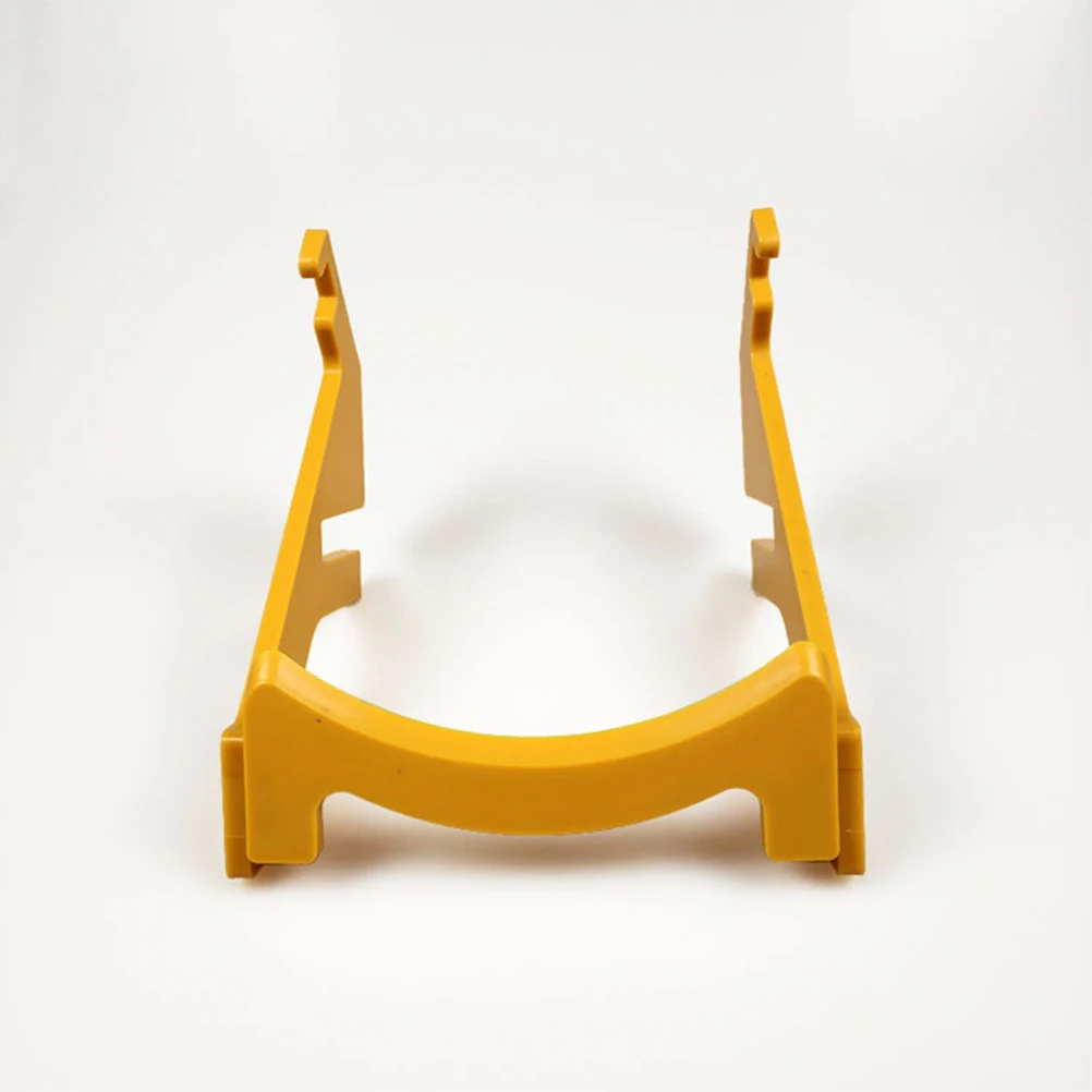 

2Pcs Plastic Bee Holder Rack Honey Bucket Frame Grip Holder Beekeeping Tool Harvest Stand Yellow Honey Bucket Rack
