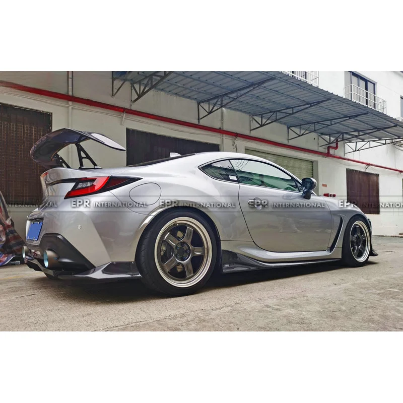 For Toyota GR86 Varis Style Carbon Fiber Side Skirts - Side Scoops Add-On Small Body Kit