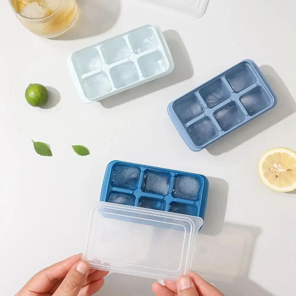 Odorless With Lid Frozen Ice Cube Easy To Demold Homemade Ice-Making Box Cube Mold Ice Tray Ice Mold