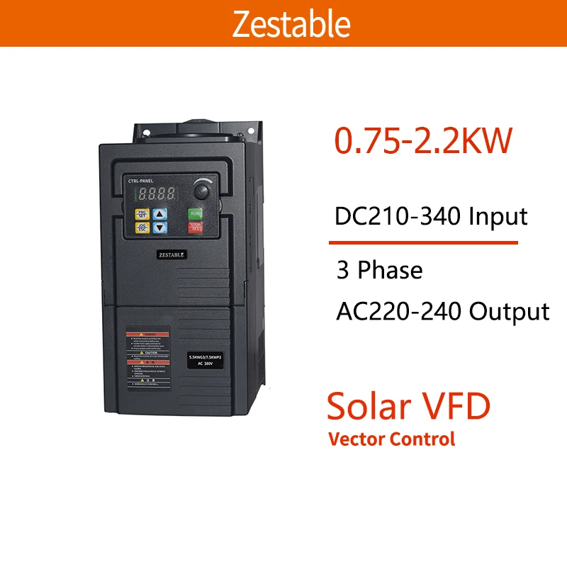 

Solar Frequency Inverter 3 phase 220V ZA280SI 0.75/1.5/2.2KW china supplier wholesale frequency converter