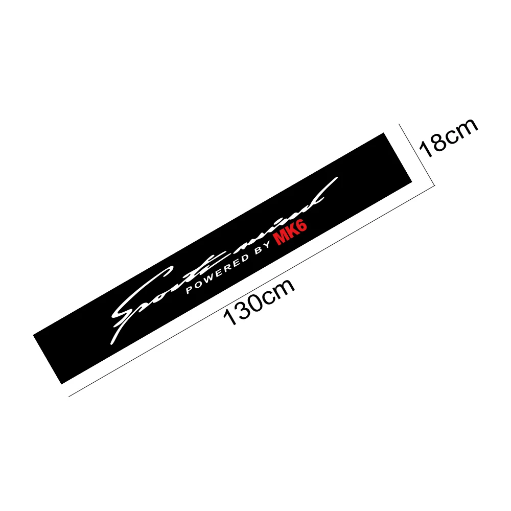 For Volkswagen VW Golf 4 5 7 3 2 8 Tuning MK4 MK7 MK2 MK8 MK6 MK5 MK3 Car Windshield Stickers Auto Decals Films Accessories view 6