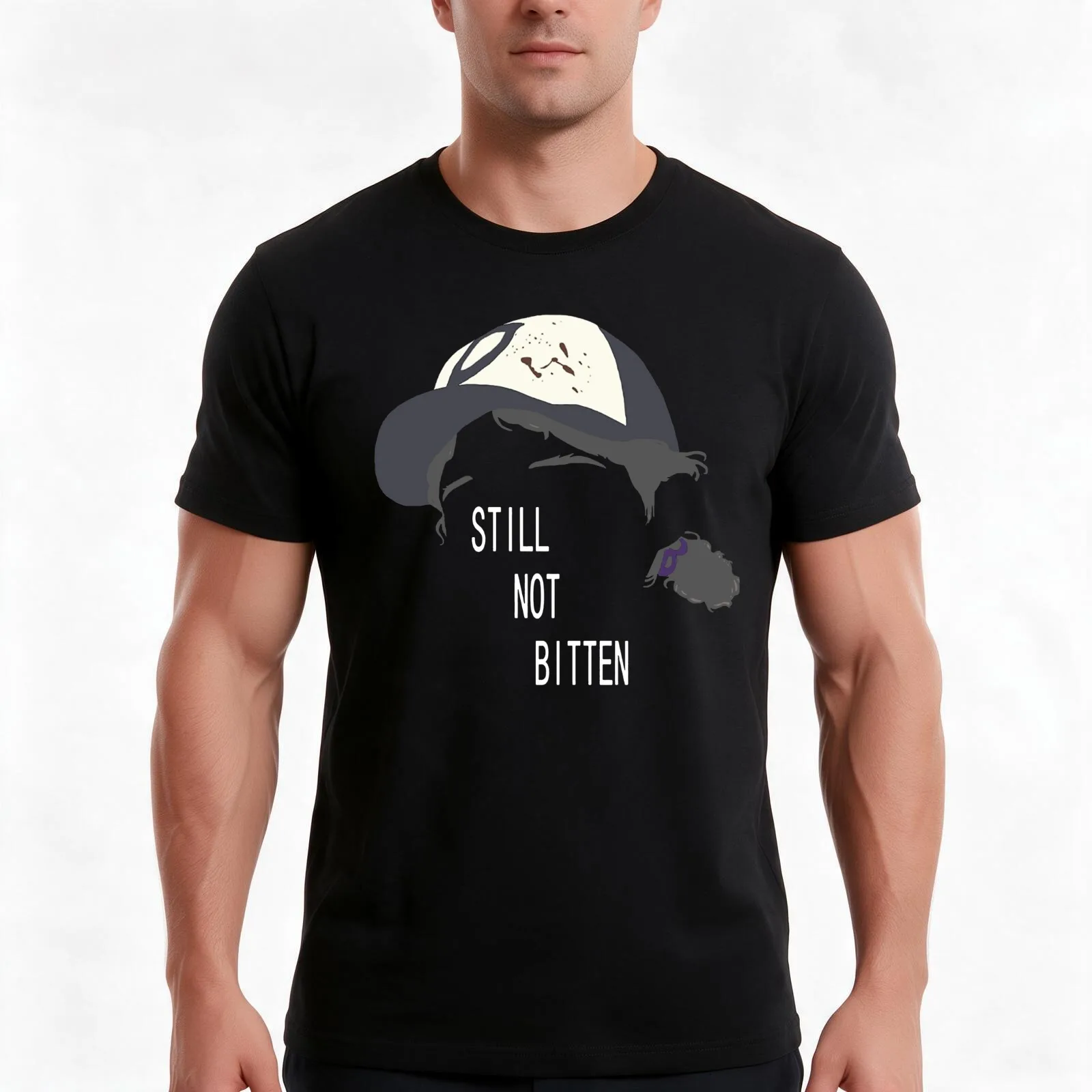 Telltale Games The Walking Dead Clementine Outline ver T-Shirt Summer Casual Cotton Tee Oversized Streetwear Tops 100% Cotton