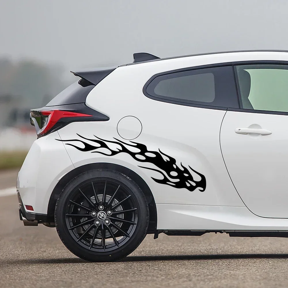 

Car Sticker For TOYOTA YARIS Door Side Decal Kit Auto DIY Sticker Styling Vinyl Film Waterproof Decals Car Exterior Accessories