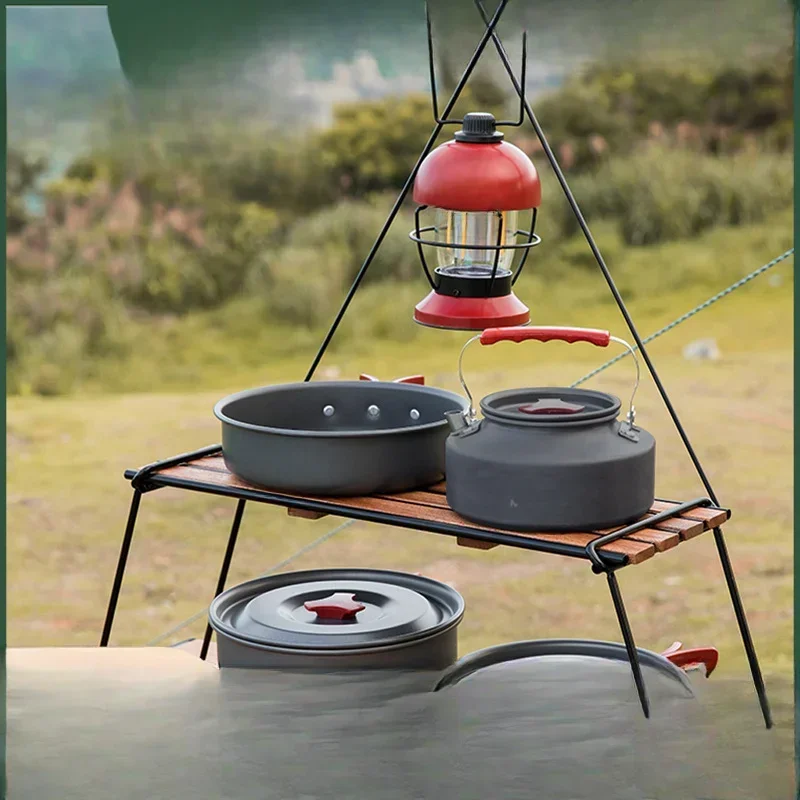 Outdoor set pot Ultra light portable mini set pot camping self-driving tour