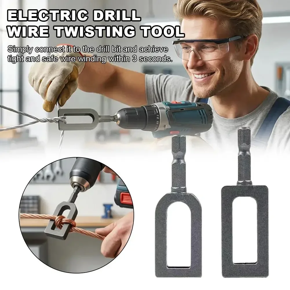 Duty Drill Wire Twister Tool For 9th 11th Fast Fence Multifunctional Twisting Winder And Knotter For Electric Drill