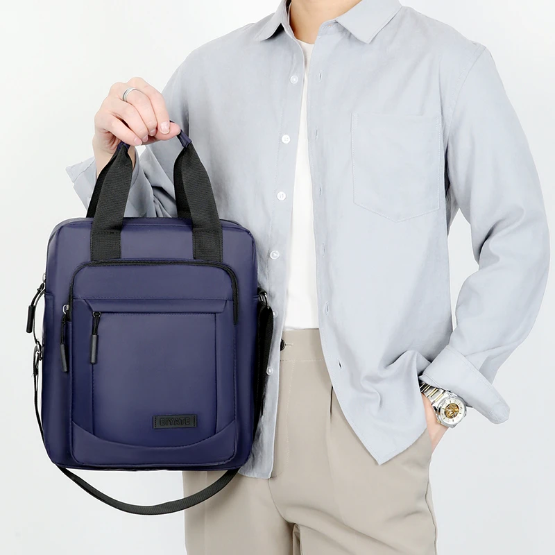 

Large Capacity Men's Bag Single Shoulder Bag Waterproof And Wear-resistant Backpack Multiple Pockets For Business Business