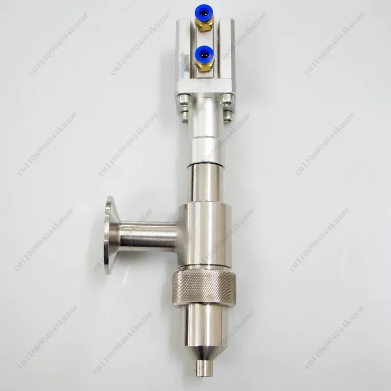 HLH 304 Stainless Steel Anti-Drip Filling Head - Chuck Straight Head Discharge Nozzle for Pneumatic Filling Machine