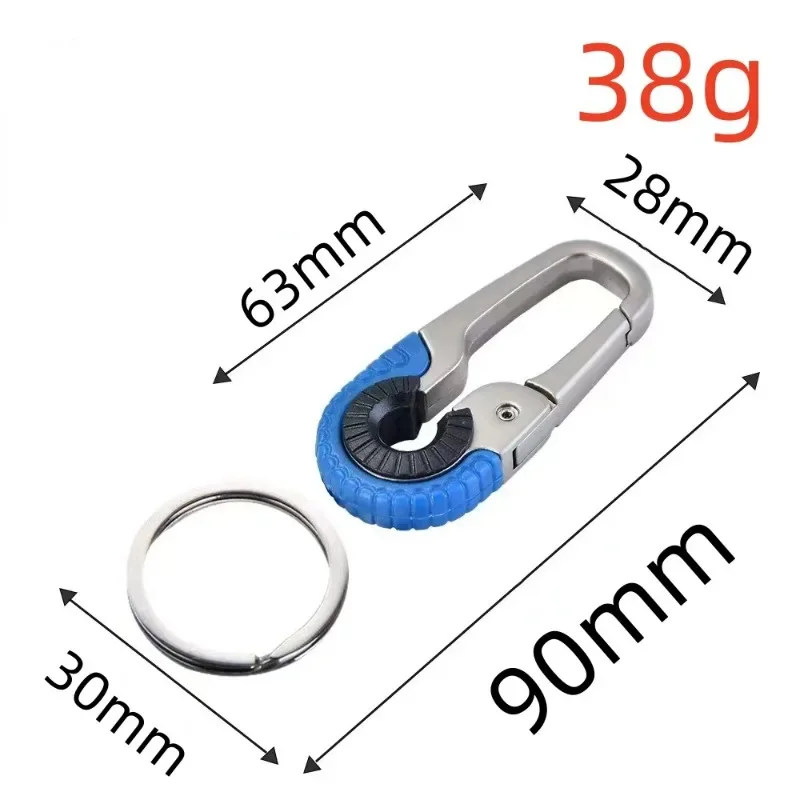 Creative Car Keychain Pendant Rotatable Carabiner Climbing Metal Key Buckle Carbine Key Ring Auto Car Accessories